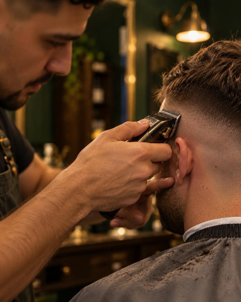 Sem zet een skin fade bij de slaap